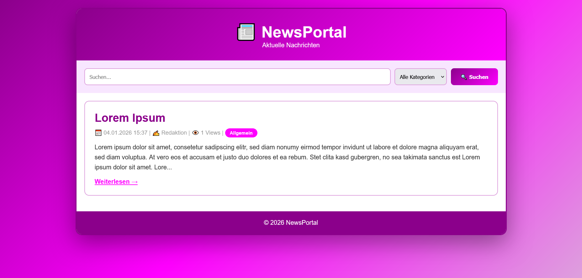News Portal